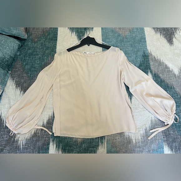 Zara Studio Boat Neck Blouse (Size L) - Picture 6 of 12